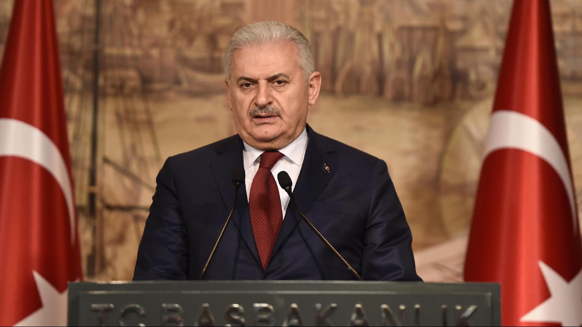 Der türkische Ministerpräsident und AKP-Politiker Binali Yildirim. Der türkische Ministerpräsident und AKP-Politiker Binali Yildirim.