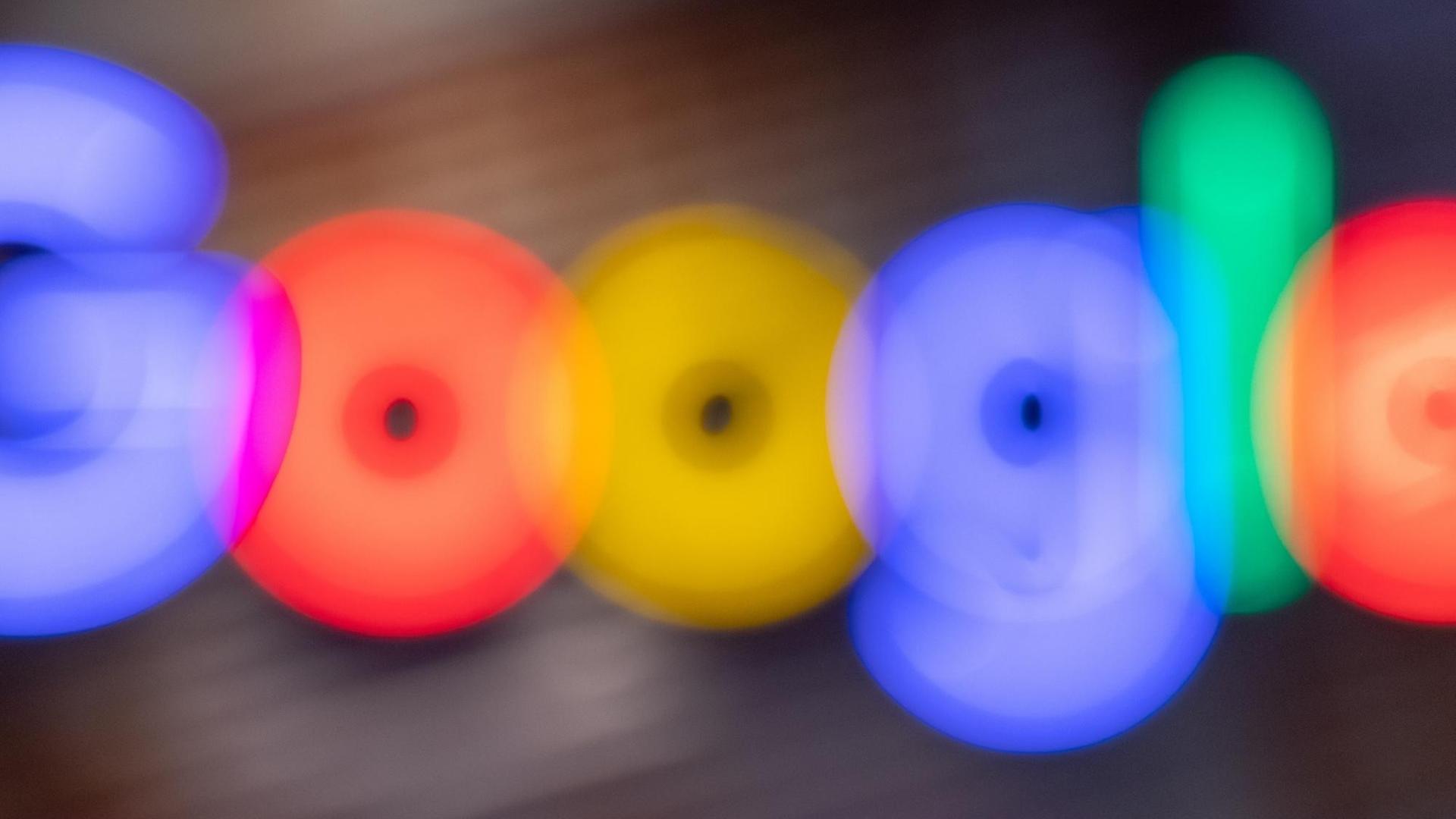Verschwommenes Google Logo. Verschwommenes Google Logo.