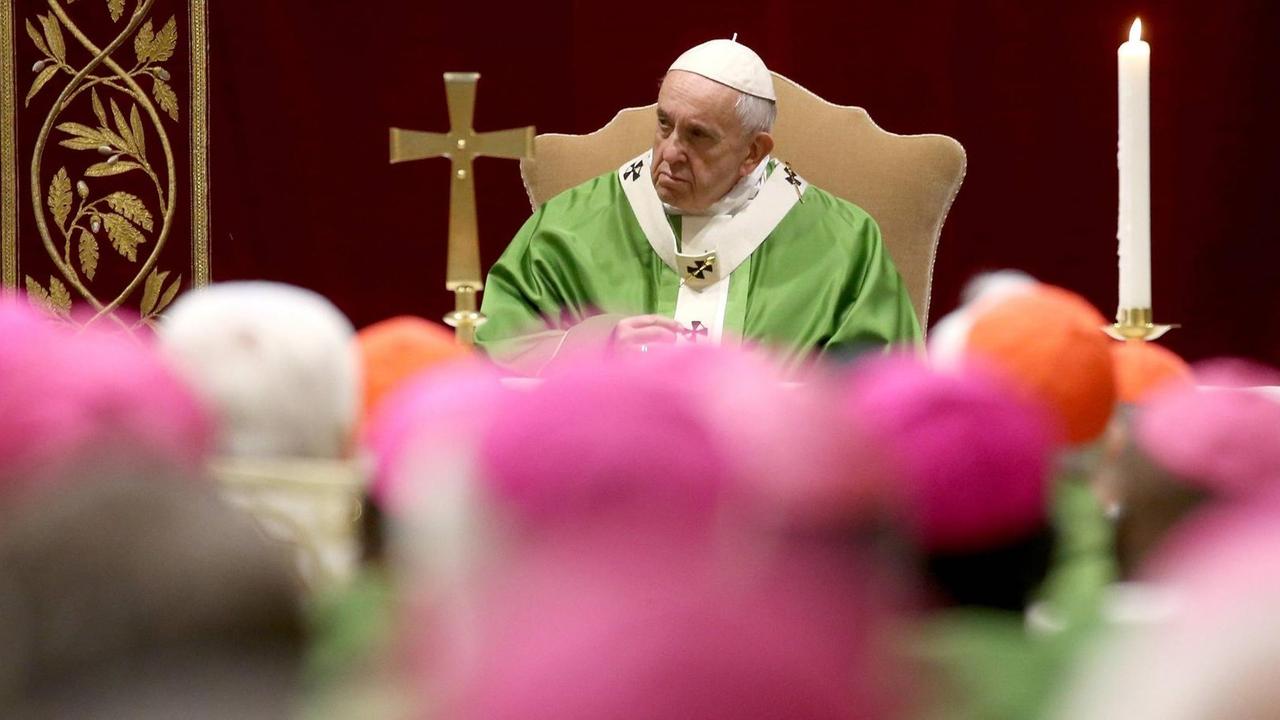 Der Papst am letzten Tag der Konferenz zum Thema "Missbrauch" in Rom Der Papst am letzten Tag der Konferenz zum Thema "Missbrauch" in Rom