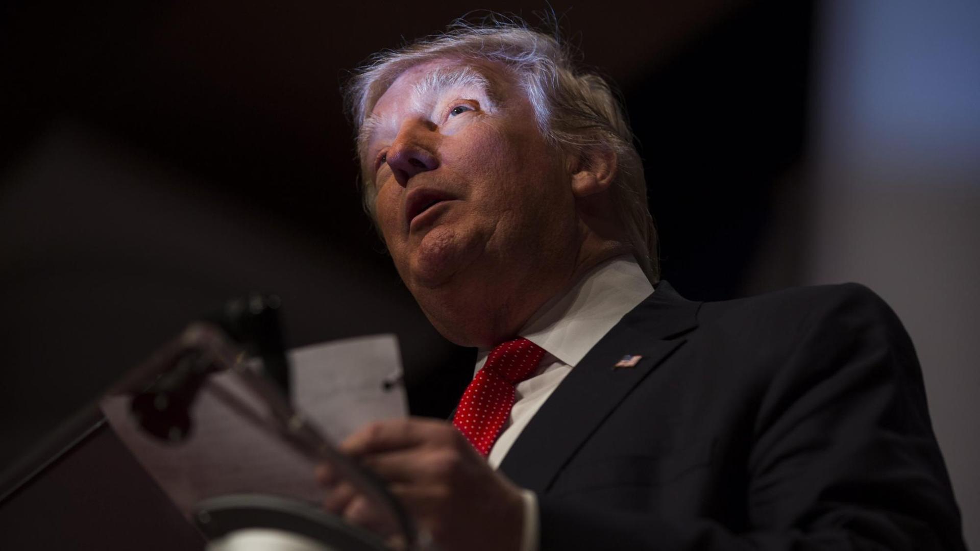 Der US-Präsidentschaftsbewerber Donald Trump. Der US-Präsidentschaftsbewerber Donald Trump.