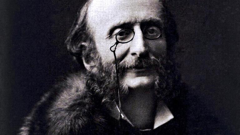 Historisches Portrait von Jacques Offenbach Historisches Portrait von Jacques Offenbach
