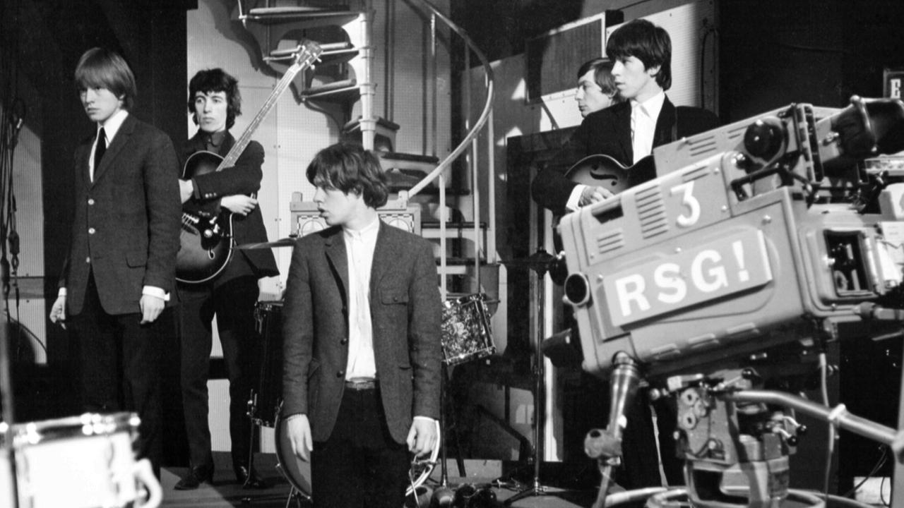 Die Rolling Stones im Fernsehstudio