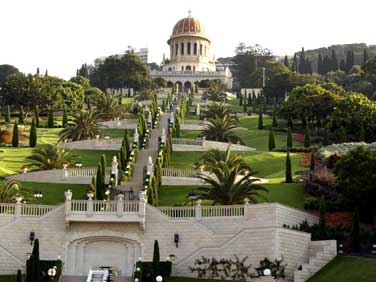 Die Gärten der Baha`i in Haifa - Weltkulturerbe Die Gärten der Baha`i in Haifa - Weltkulturerbe
