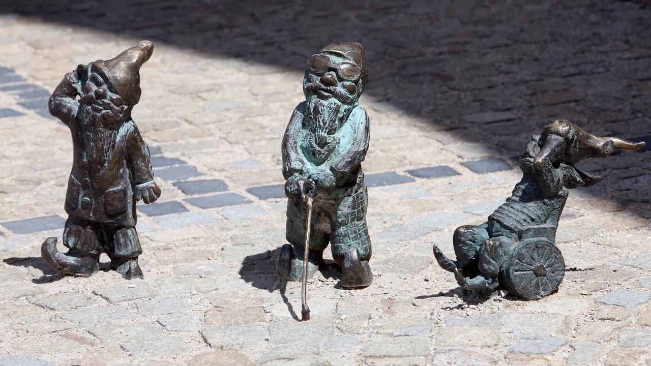 Zwergenskulpturen in Breslau Zwergenskulpturen in Breslau
