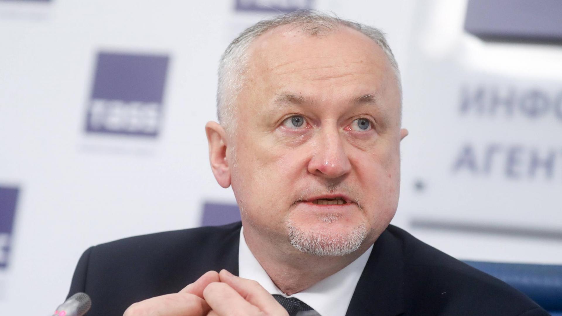 Der Generaldirektor der russischen Anti-Doping-Agentur RUSADA Juri Ganus. Der Generaldirektor der russischen Anti-Doping-Agentur RUSADA Juri Ganus.