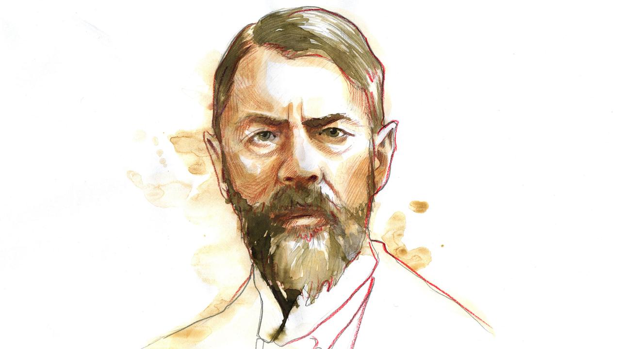 Porträt des Soziologen und Nationalökonomen Max Weber (1864 - 1920) Porträt des Soziologen und Nationalökonomen Max Weber (1864 - 1920)