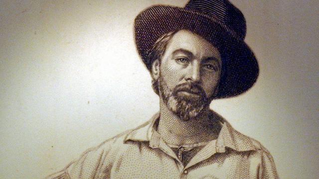 Der US-amerikanische Schriftsteller Walt Whitman (1819 – 1892)