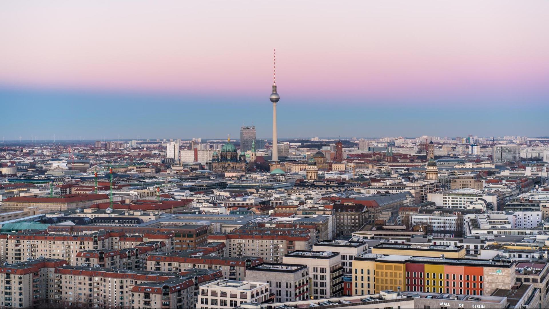 Die Berliner Skyline.