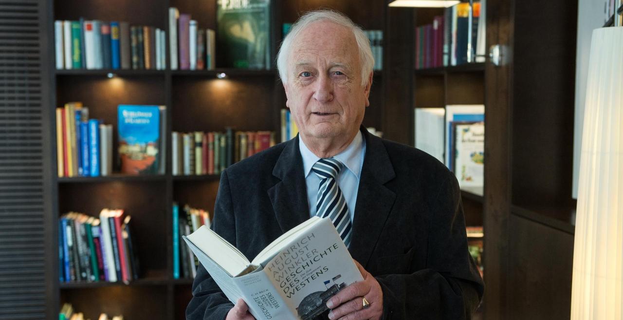 Der deutsche Historiker Heinrich August Winkler, aufgenommen am 16.03.2016 in Leipzig Der deutsche Historiker Heinrich August Winkler, aufgenommen am 16.03.2016 in Leipzig