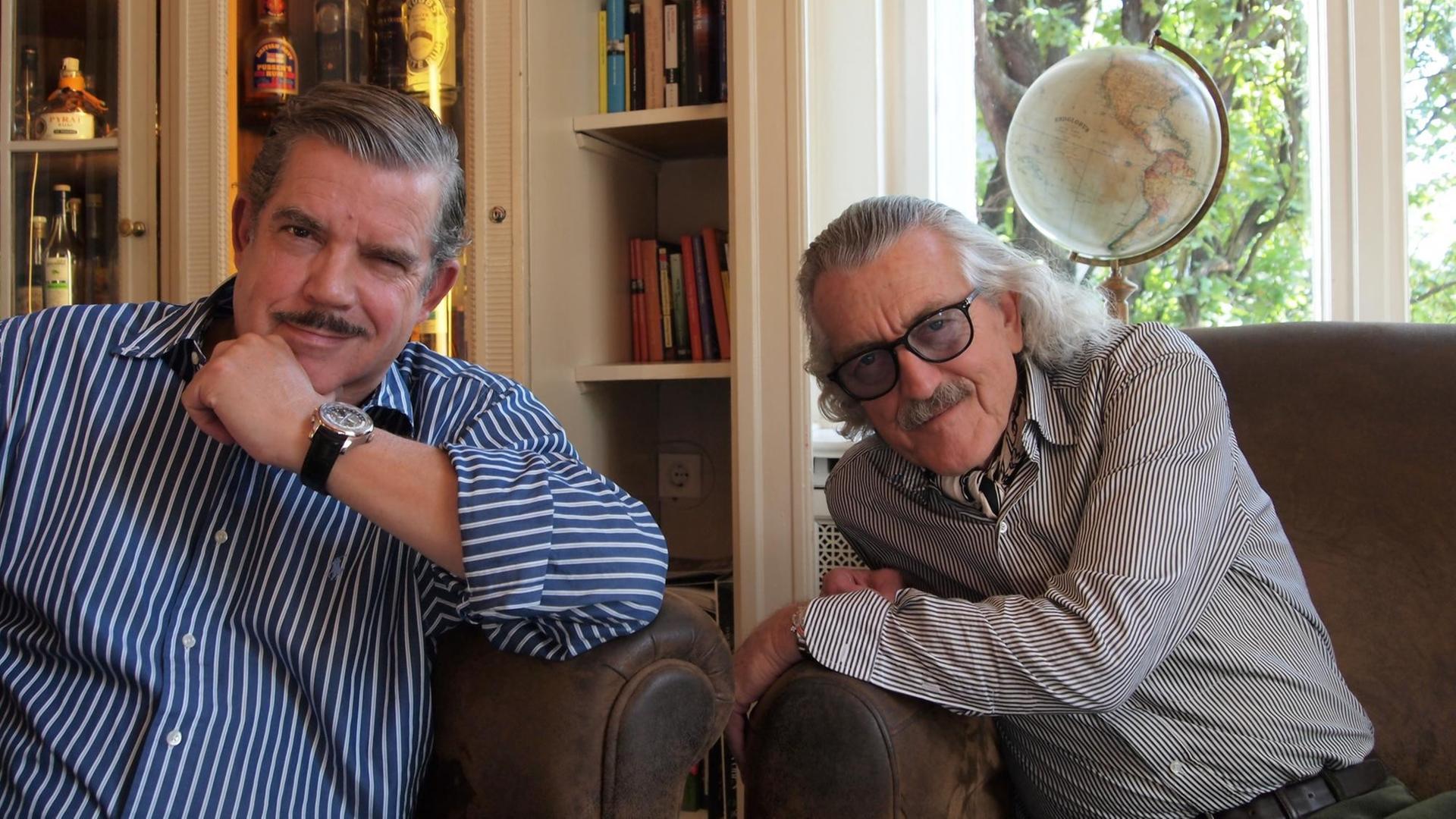 Das Schweizer Musiker-Duo "Yello", bestehend aus Dieter Meier und Boris Blank. Das Schweizer Musiker-Duo "Yello", bestehend aus Dieter Meier und Boris Blank.