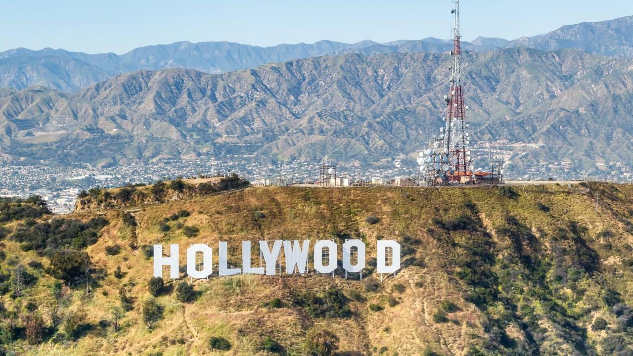 Der Hollywood-Schriftzug in Los Angeles Der Hollywood-Schriftzug in Los Angeles