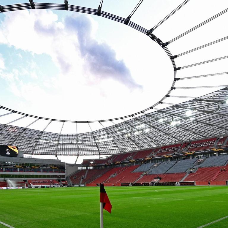 Das Stadion von Bundesligist Bayer 04 Leverkusen
