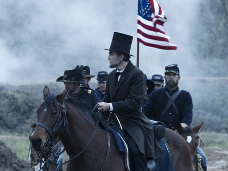 Schauspieler Daniel Day-Lewis als US-Präsident Abraham Lincoln
