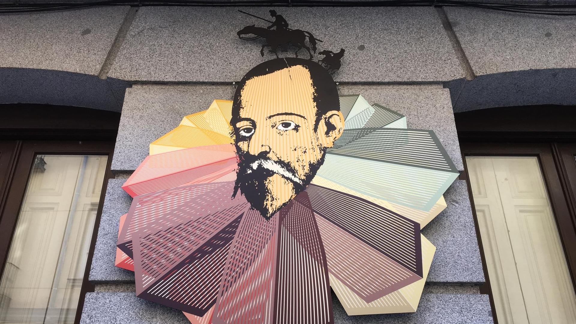 Ein Bild von Miguel Cervantes, dem Erfinder von Don Quijote