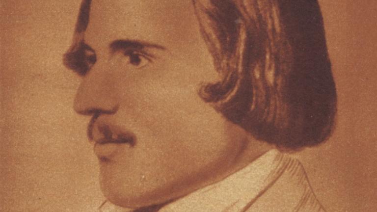 Zeitgenössisches Porträt des schweizer Kunst- und Kulturhistorikers Jacob Burckhardt (1818-1897) Zeitgenössisches Porträt des schweizer Kunst- und Kulturhistorikers Jacob Burckhardt (1818-1897)