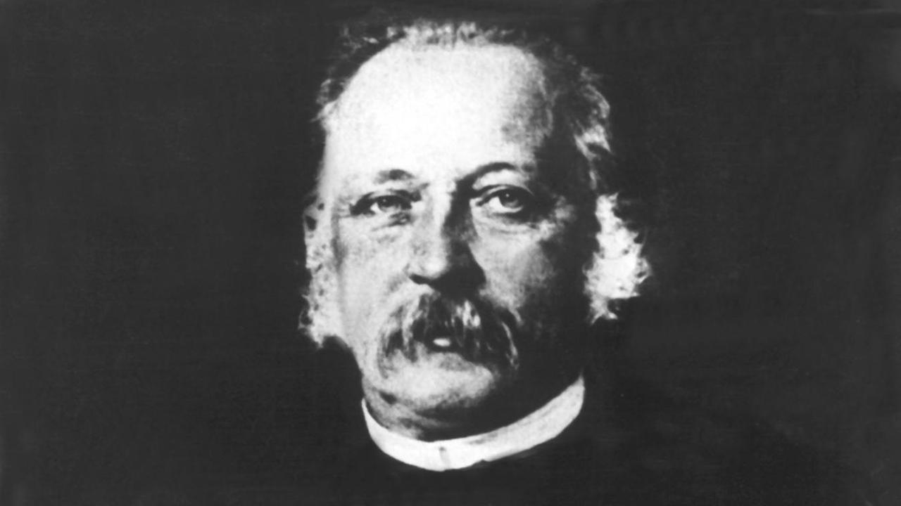 Der Schriftsteller Theodor Fontane in einer zeitgenössischen Darstellung. Der Schriftsteller Theodor Fontane in einer zeitgenössischen Darstellung.