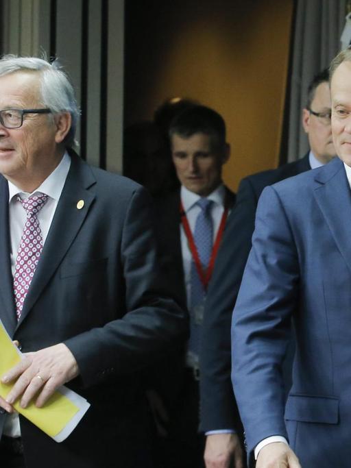 EU-Kommissionschef Jean-Claude Juncker und EU-Gipfelchef Donald Tusk.