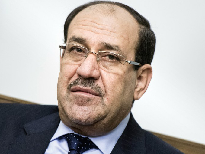 Porträtbild von Iraks Ministerpräsident Nuri al-Maliki