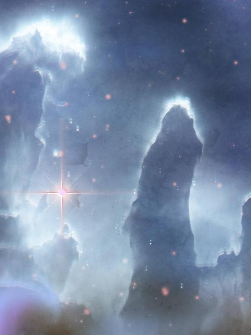 Das Hubble-Bild die "Säulen der Schöpfung"