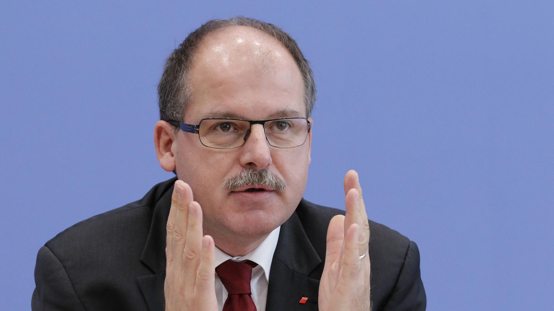 DGB-Vorstandmitglied Stefan Körzell DGB-Vorstandmitglied Stefan Körzell
