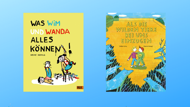 2 Bücher, die von Heike Herold und Katrin Stangl illustriert wurden