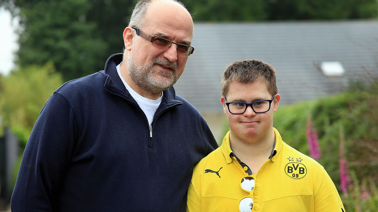 Julian Peters und sein Vater Julian Peters und sein Vater