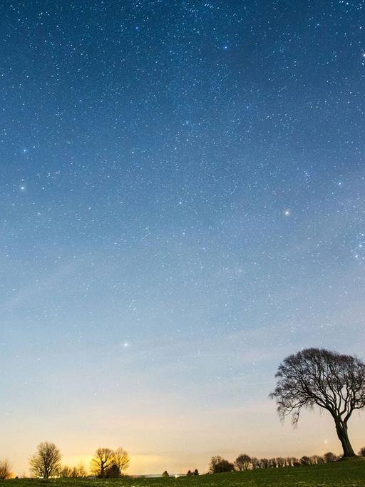 Nachthimmel in Schleswig-Holstein