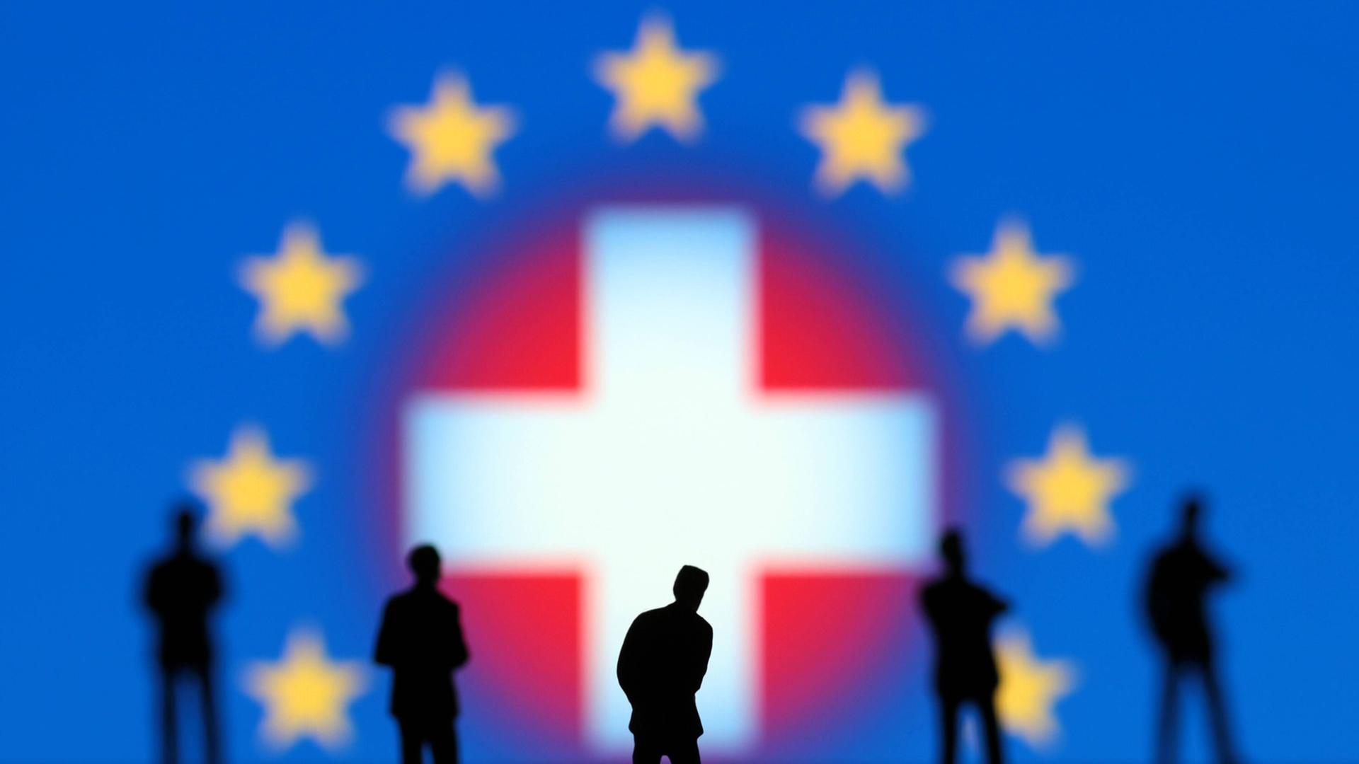 Symbolbild zum Referendum in der Schweiz zur Begrenzung der Zuwanderung Symbolbild zum Referendum in der Schweiz zur Begrenzung der Zuwanderung