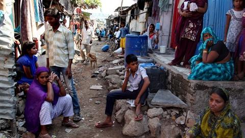Armut und Trostlosigkeit in Mumbais Slums