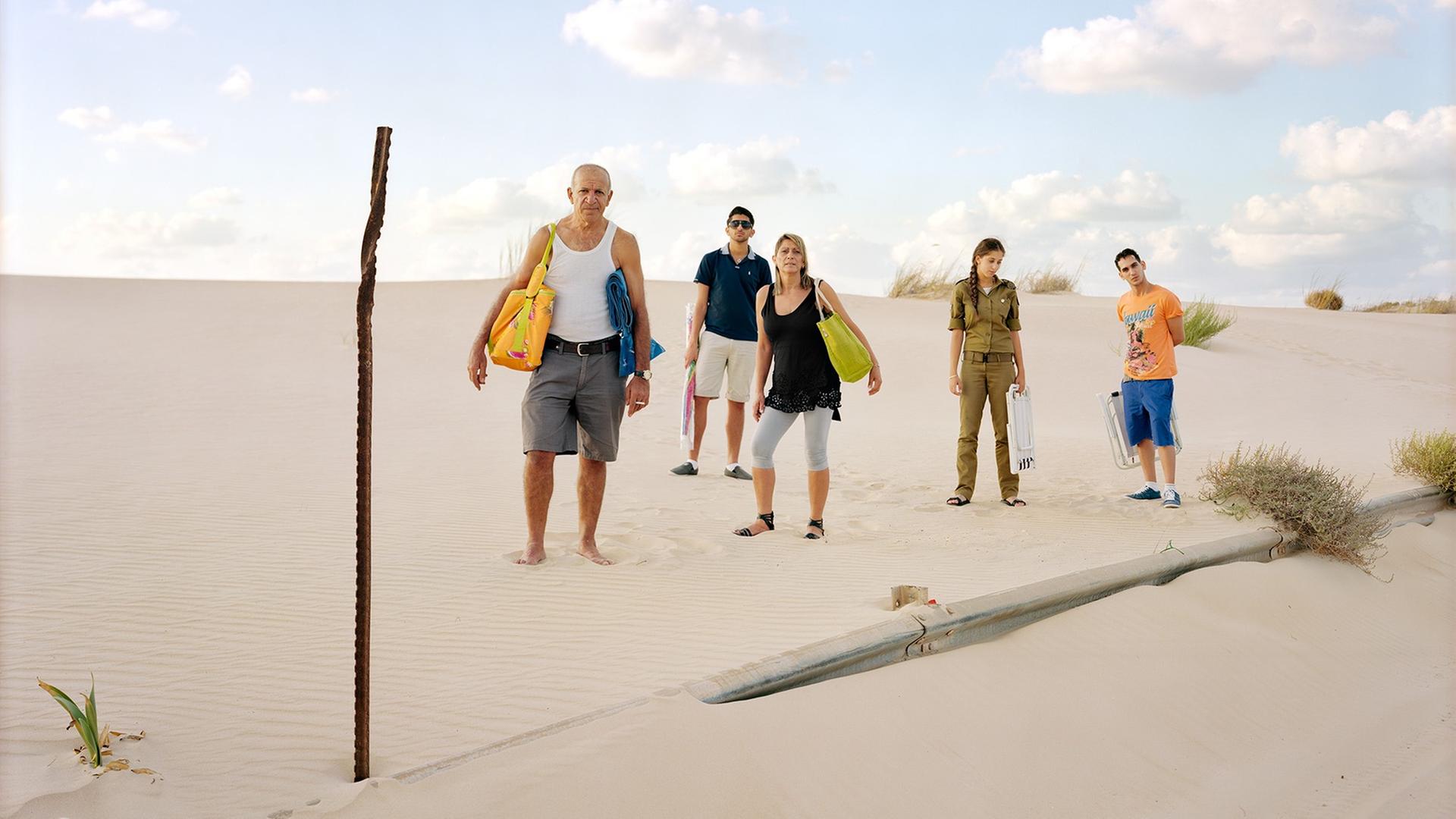 Eine Familie am Strand Eine Familie am Strand