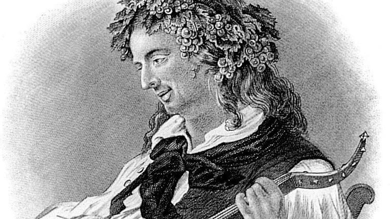 Porträt des schwedischen Dichters Carl Michael Bellmann (1740-1795). | Verwendung weltweit Porträt des schwedischen Dichters Carl Michael Bellmann (1740-1795). | Verwendung weltweit