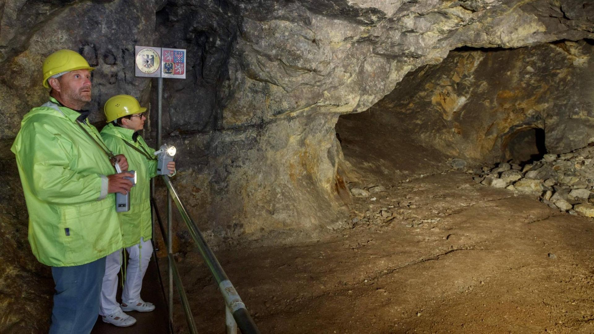 Die Montanlandschaft Altenberg-Zinnwald im Osterzgebirge steht für die Gewinnung von Zinn, Wolfram und Lithium. Die Zinnerze wurden ab dem 15. Jahrhundert gewonnen, gegen Ende des 19. Jahrhunderts wurde Wolfram zum Hauptprodukt. Das Zinnbergwerk am Tiefen Bünau Stolln und Tiefen Hilfe Gottes Stolln wird als Besucherbergwerk genutzt Die Montanlandschaft Altenberg-Zinnwald im Osterzgebirge steht für die Gewinnung von Zinn, Wolfram und Lithium. Die Zinnerze wurden ab dem 15. Jahrhundert gewonnen, gegen Ende des 19. Jahrhunderts wurde Wolfram zum Hauptprodukt. Das Zinnbergwerk am Tiefen Bünau Stolln und Tiefen Hilfe Gottes Stolln wird als Besucherbergwerk genutzt