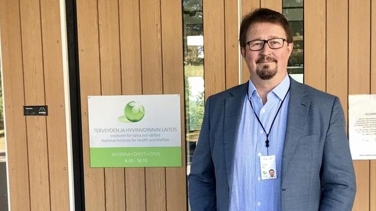 Mika Salminen, Gesundheitsdirektor des "Nationalen Instituts für Gesundheit" in Finnland Mika Salminen, Gesundheitsdirektor des "Nationalen Instituts für Gesundheit" in Finnland