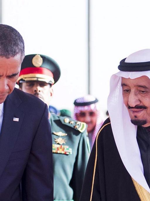 US-Präsident Obama und der saudische König Salman