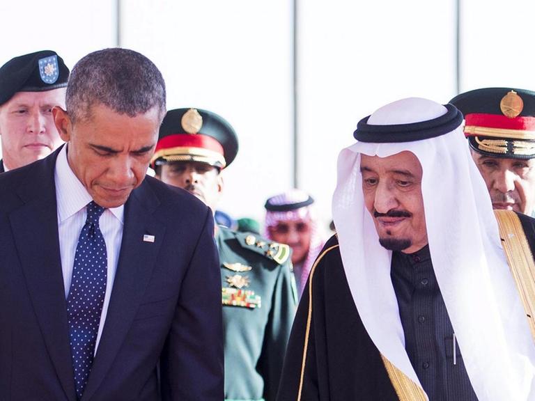 US-Präsident Obama und der saudische König Salman