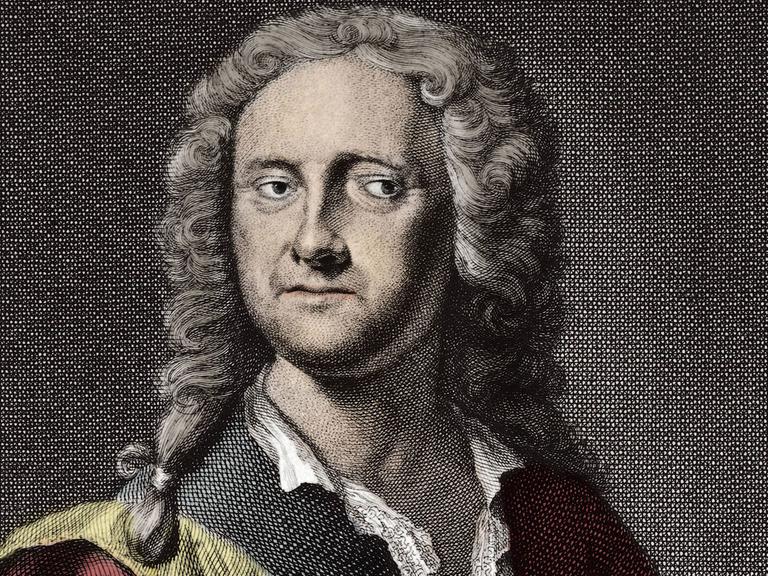 Porträt des Komponisten Georg Philipp Telemann (1681-1767)