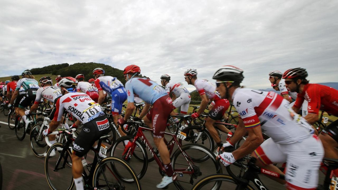 Die 6. Etappe der Tour de France von Mühlhausen nach La Planche des Belles Filles.