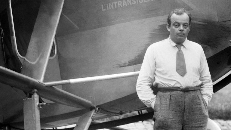 Der französische Pilot und Schriftsteller Antoine de Saint-Exupéry Der französische Pilot und Schriftsteller Antoine de Saint-Exupéry