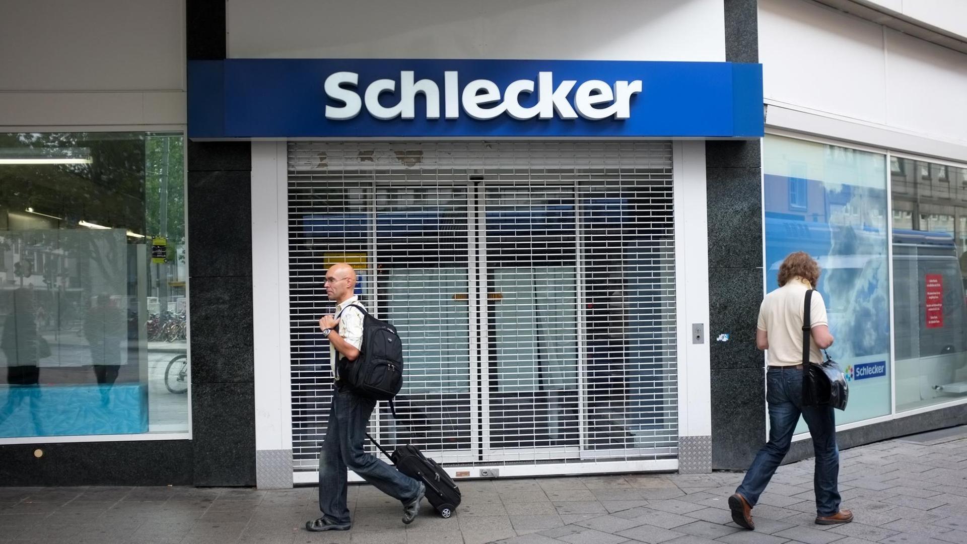 Eine inzwischen geschlossene Schlecker-Filiale in München.