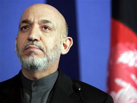 Der afghanische Präsident Hamid Karzai auf der Afghanistan-Konferenz in London. Der afghanische Präsident Hamid Karzai auf der Afghanistan-Konferenz in London.