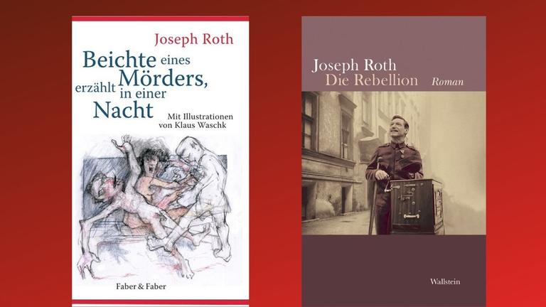 2 Buchcover zu Neuerscheinungen von Joseph Roth