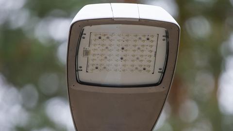 Intelligente Straßenbeleuchtung - eine LED-Laterne in Baden-Württemberg