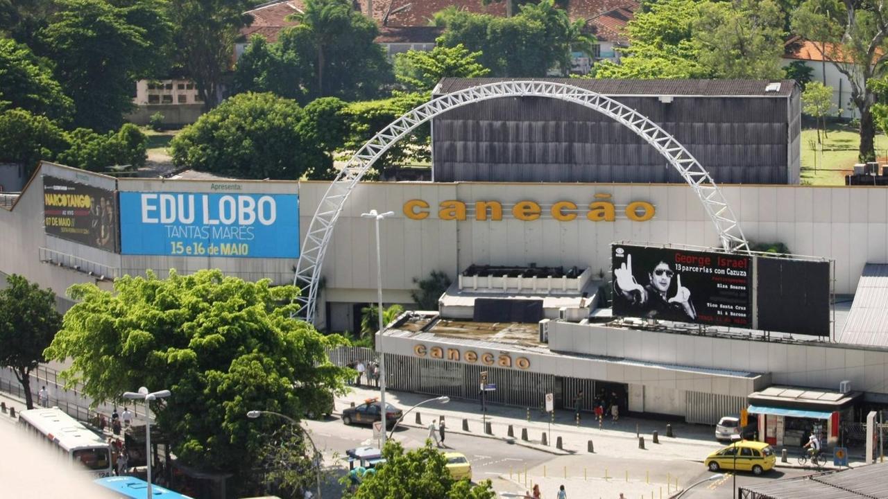Die geschlossene Veranstaltungshalle Canecão in Rio de Janeiro.