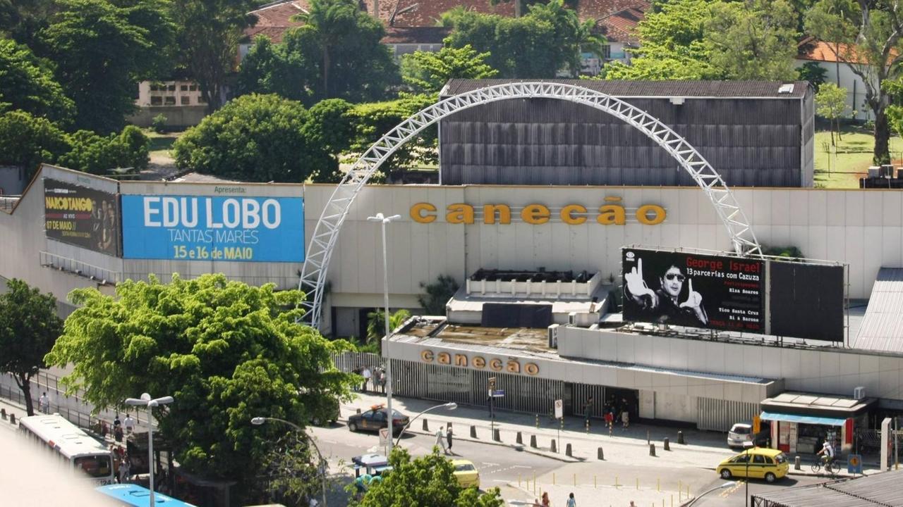 Die geschlossene Veranstaltungshalle Canecão in Rio de Janeiro. Die geschlossene Veranstaltungshalle Canecão in Rio de Janeiro.
