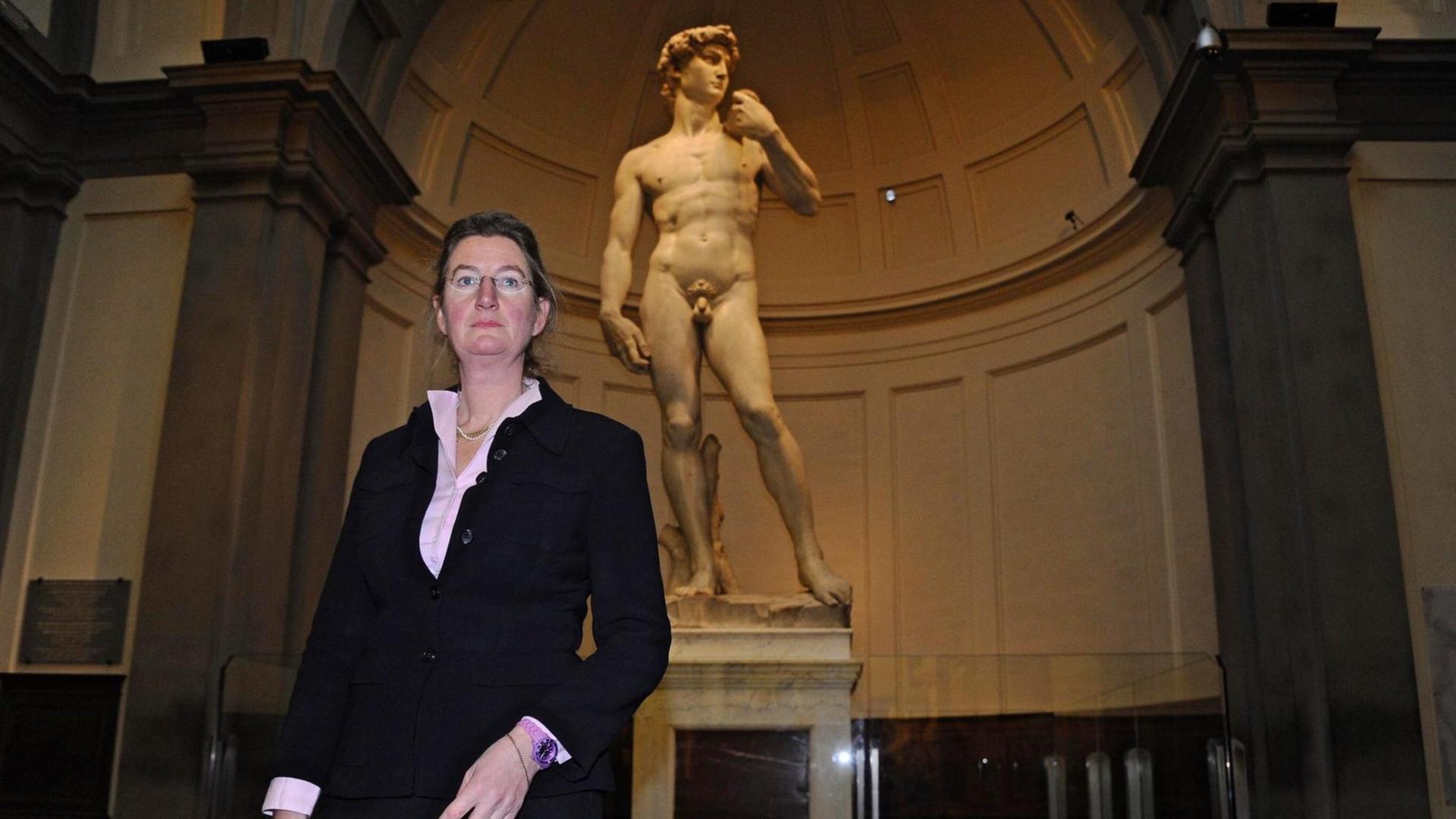 Cecilie Hollberg, Direktorin der "Galleria dell’Accademia" in Florenz. Cecilie Hollberg, Direktorin der "Galleria dell’Accademia" in Florenz.