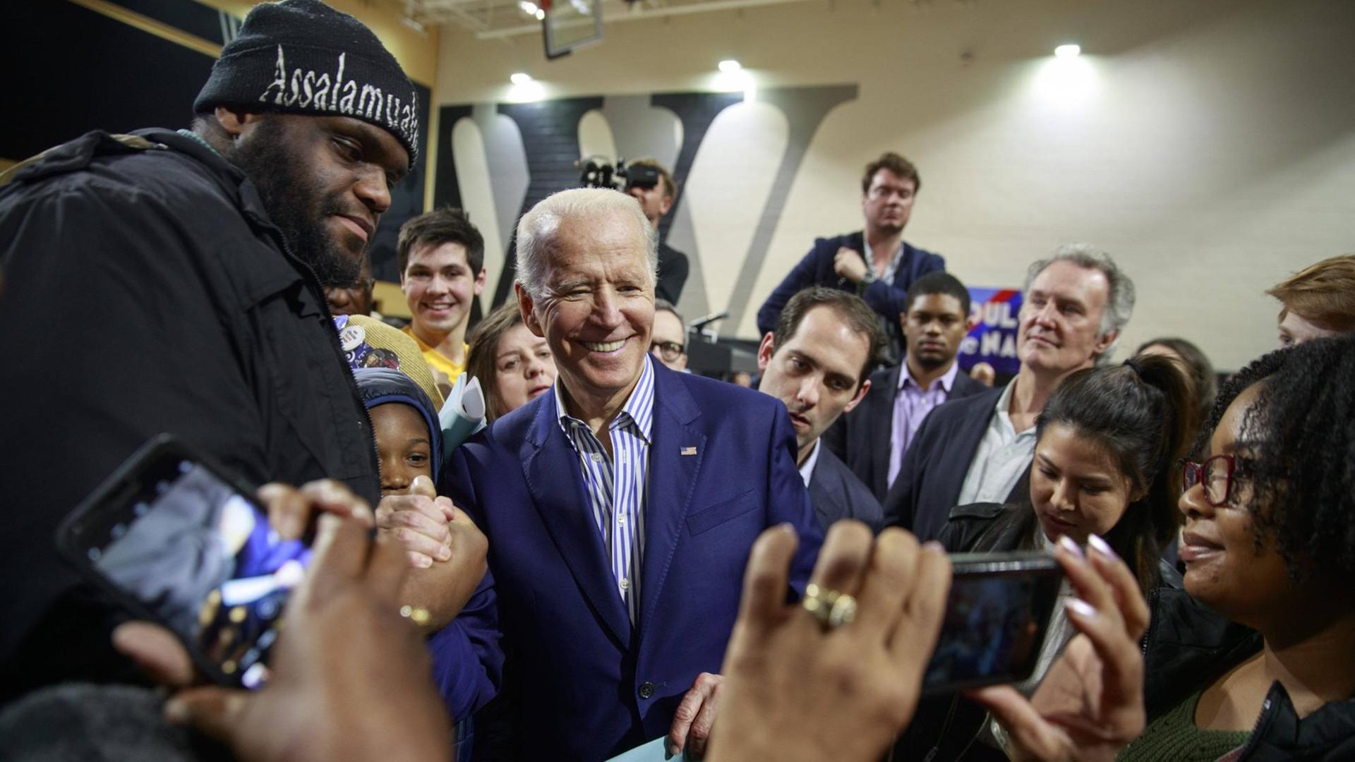Vorwahlen der Demokraten zur US-Präsidentenwahl: Joe Biden auf einer Wahlkampfveranstaltung in South Carolina