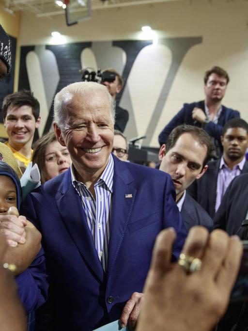 Vorwahlen der Demokraten zur US-Präsidentenwahl: Joe Biden auf einer Wahlkampfveranstaltung in South Carolina