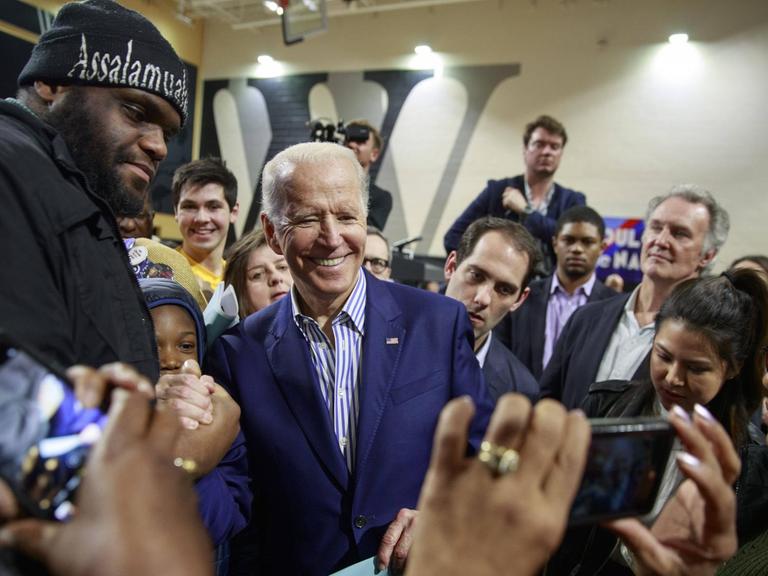 Vorwahlen der Demokraten zur US-Präsidentenwahl: Joe Biden auf einer Wahlkampfveranstaltung in South Carolina