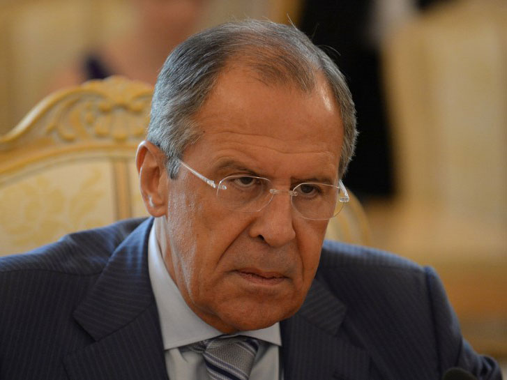 Der russische Außenminister Sergej Lawrow Der russische Außenminister Sergej Lawrow