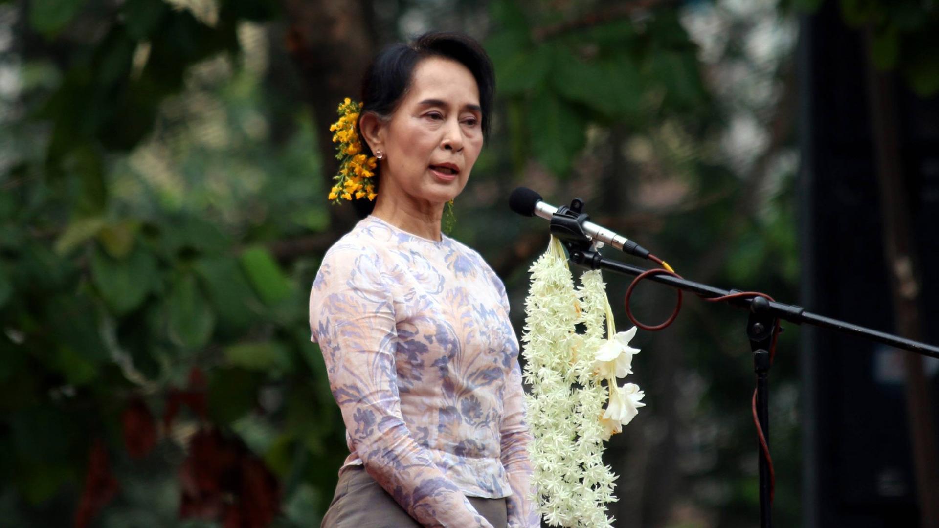 Oppositionsführerin Aung San Suu Kyi